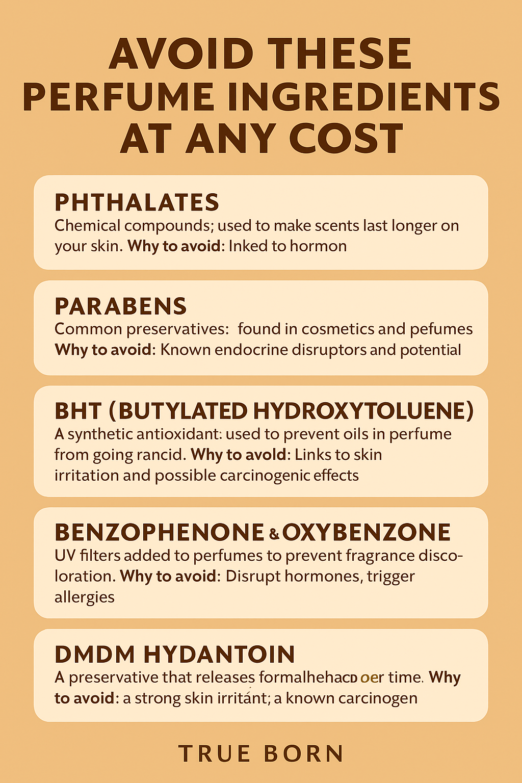 Avoid These Perfume Ingredients at Any Cost: Protect Your Health and Well-being