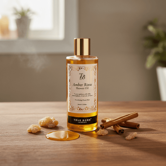 Amber Rinse – Shower Oil - True Born London