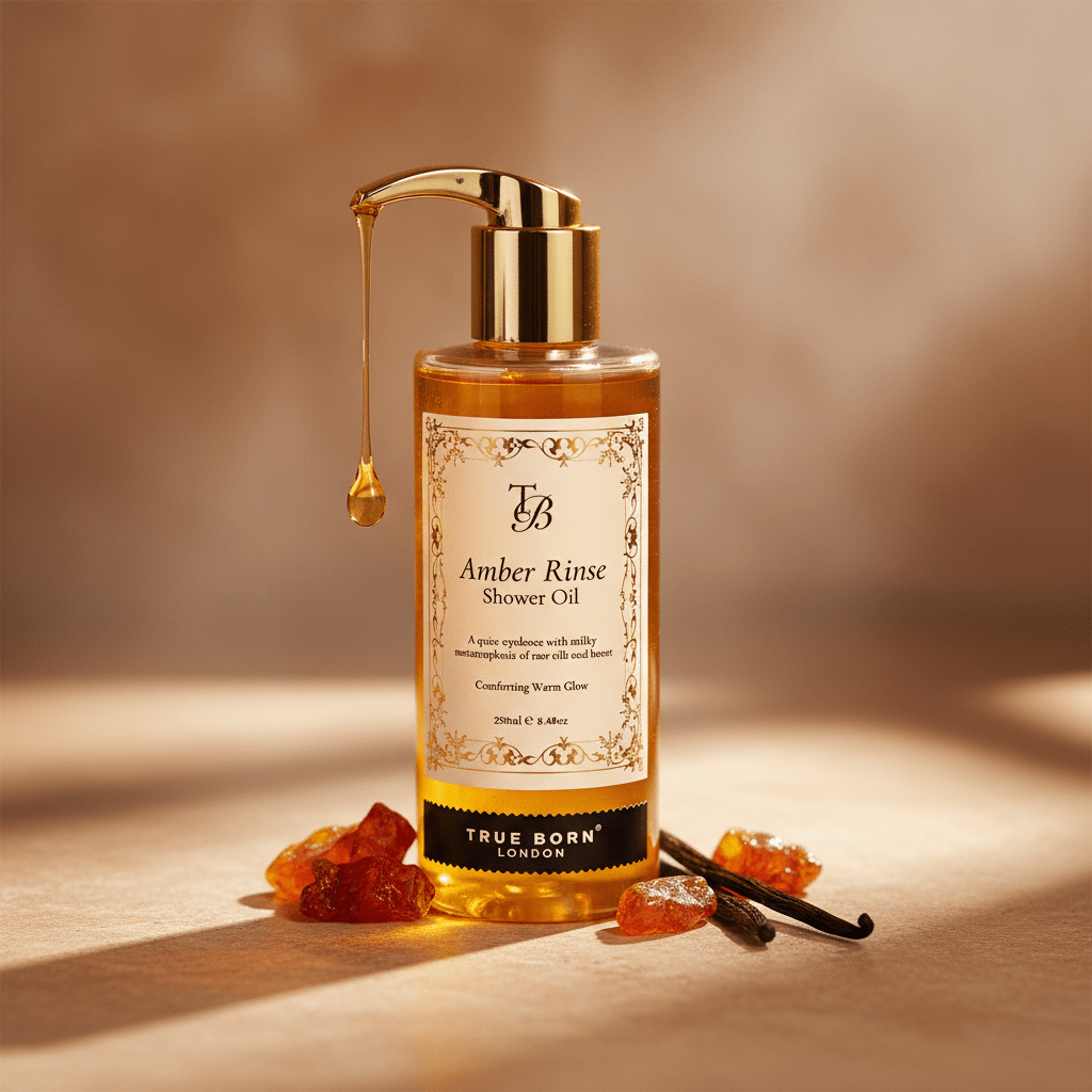 Amber Rinse – Shower Oil - True Born London