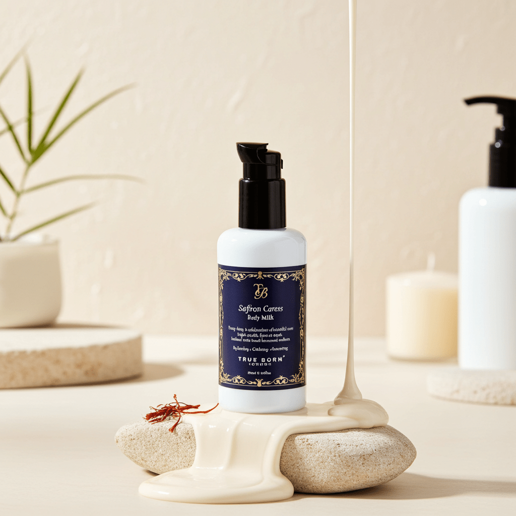 Saffron Caress – Body Milk - True Born London