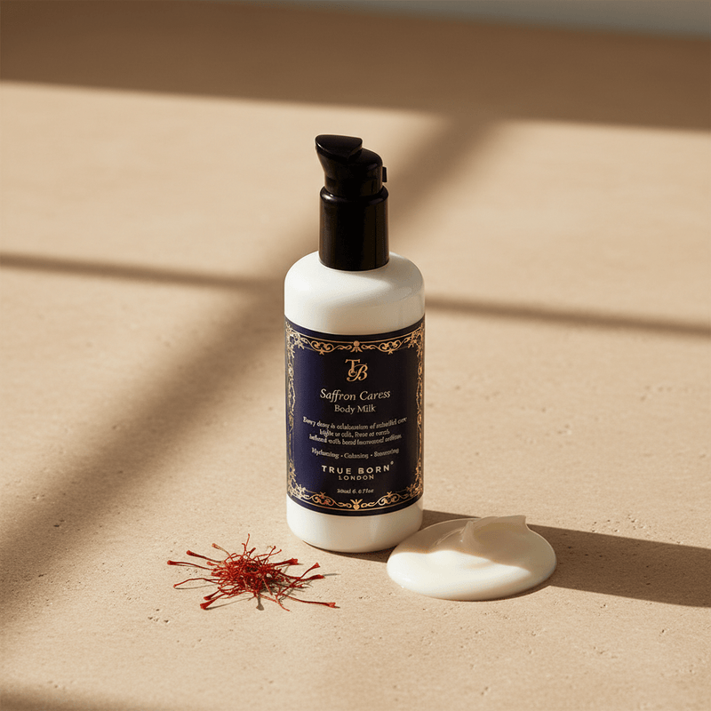 Saffron Caress – Body Milk - True Born London